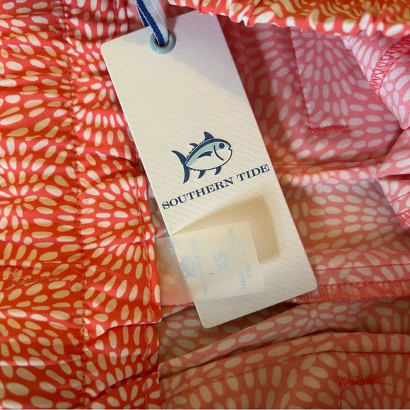 🆕 SOUTHERN TIDE Neeley Brrr Performance Short In Sunkist Coral - Picture 8 of 12